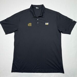 Nike x Caterpillar Equipment Dri-Fit Golf Polo Size XXL  “Large Mining Trucks”